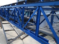 Structure de convoyeur à bande robuste et de haute qualité, empileur de convoyeur réglable pour l'utilisation dans les usines de charbon concassé