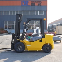 Qingcha, Nueva Marca China, Montacargas Hidráulico de 2.5 y 3 Toneladas, Carretilla Elevadora Diésel con Motor Xinchai
