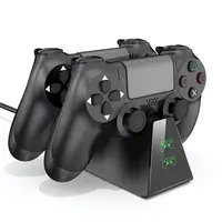 Ancreu แท่นชาร์จเกมแพด,สำหรับ Sony Playstation 4 /Pro/ สถานีชาร์จเร็วทรงสลิมสำหรับ PS4 Dualshock 4ที่ชาร์จ