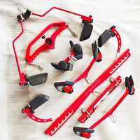 Accessoire de tirage dorsal réglable, barre de triceps pour entraînement de force, poignées pour exercices de tirage dorsal et de pression
