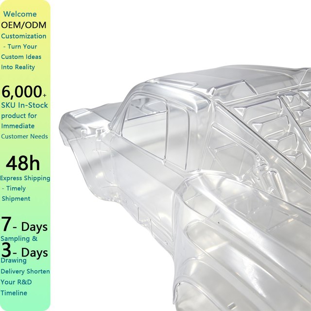 3D Printing Transparent Car Body Shell with Stickers for Arrma Mojave G 1/14 RC Car Parts