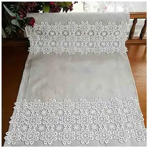 देर सुरुचिपूर्ण सिलाई फीता सीमा Tablecloths शादियों के लिए