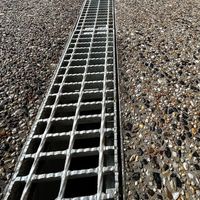 Plaque de caillebotis en acier inoxydable Plate-forme passerelle Trench Drainage Cover