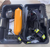 Appareil respiratoire autonome de sécurité 6L acier lutte contre l'incendie SCBA pompier costume Scott 6.8L cylindre en Fiber de carbone