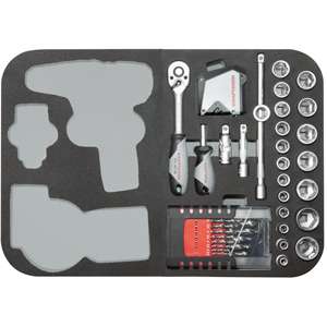 Caja de herramientas Kraftwerk B160, 3/8 ", 162-pcs. Sin herramienta eléctrica con Makita - Product Image 3