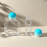 Bouteilles de diffuseur de parfum en plastique de luxe vides de 100 ml, forme hexagonale plate unique, pour une ambiance fraîche