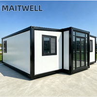 Maison Modulaire Préfabriquée de Luxe en Conteneur 20ft 40ft, Conteneur Pliable Modulaire, Maisons Préfabriquées Prêtes à être Expédiées
