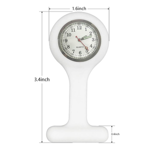 Reloj de Enfermera de Silicona Portátil y Colorido, Reloj de Bolsillo de Silicona para Examen Médico, para Estudiantes, Mujeres, Doctoras - Product Image 3