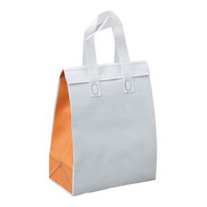 Disposable Insulated Takeout Bags Nonwoven Aluminum Foil Lined Thermal Food Cooler Bag for Coffee Bread Cake Restaurant - Product Image 1