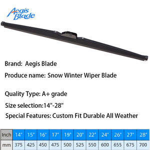 <span class=keywords><strong>Essuie</strong></span>-<span class=keywords><strong>glace</strong></span> universel pour l'hiver, caoutchouc naturel de qualité supérieure, structure sans os, avec plusieurs adaptateurs, résistant à la neige et à la <span class=keywords><strong>glace</strong></span>, sûr - Product Image 2