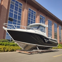 Bateaux de plaisance à moteur en aluminium Profisher 625 de 6,5 m (21,5 pi) à grande vitesse avec hardtop