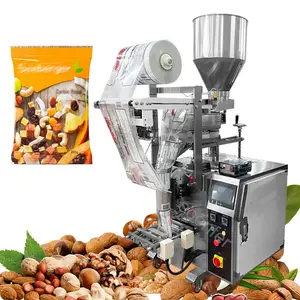 Bolsa de plástico vertical automática, 250g, 300g, grano, cereales, fruta seca, uvas, pistachos mezclados, anacardo, máquina de embalaje, precio