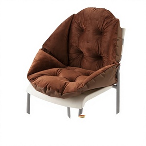 Cojín de Asiento Acolchado para Sofá, Cuadrado, de Microfibra, con Patrón Sólido, Suave, Acogedor, Moderno, Simple, Portátil y Personalizable - Product Image 2
