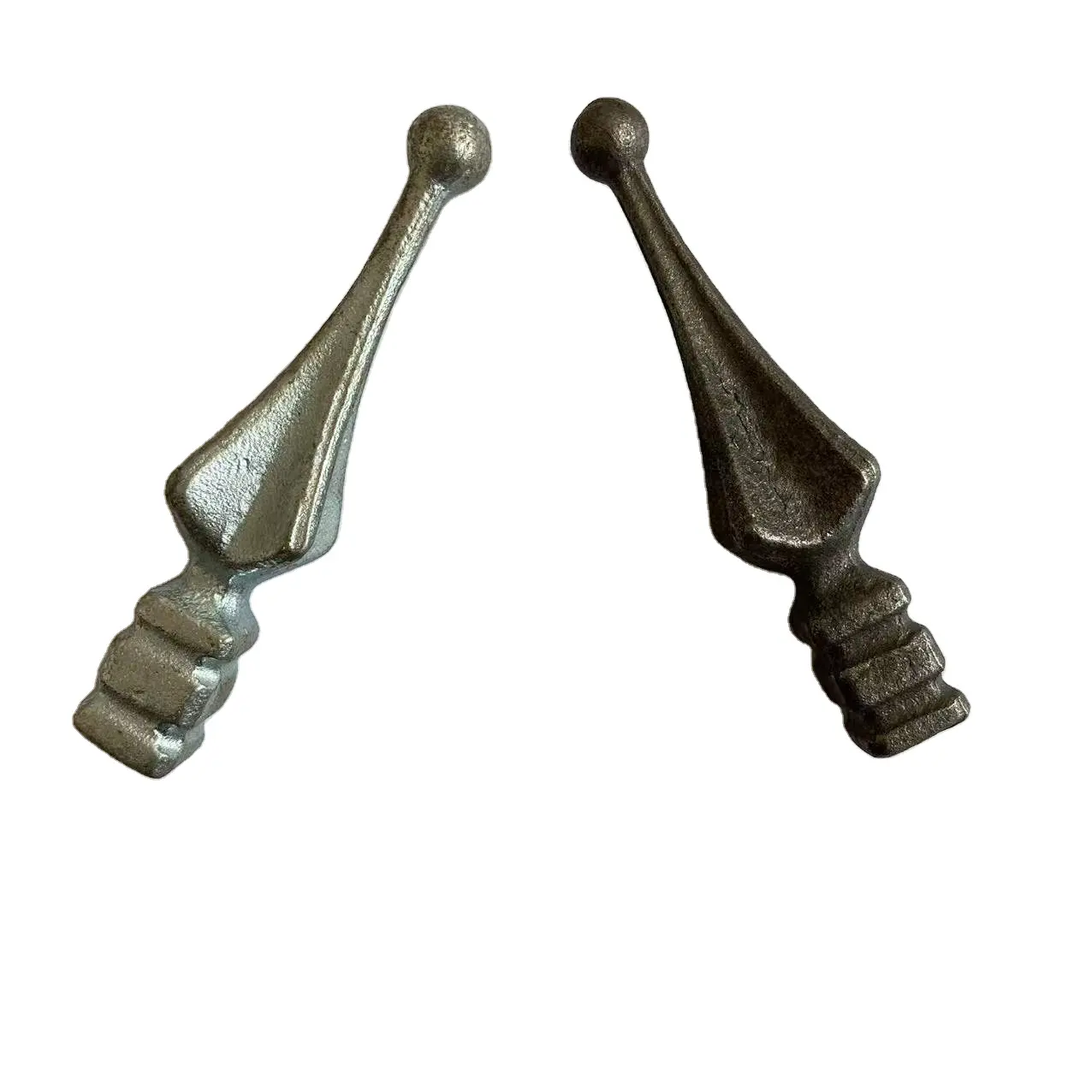 Valla de hierro fundido de estilo europeo, lanzas de hierro forjado, lanzas de puerta de acero