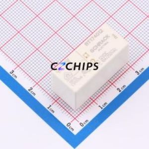 RT174012 Power Relay Through hole Component (THT) Relay 12V 1 Changeover: 1C (SPDT-Changeover)::: 400V-AC AgNi - Product Image 1