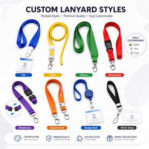 Laccetto Multicolore con Porta Badge, Cordino Personalizzabile con Logo per Regali Aziendali Promozionali - Product Image 5