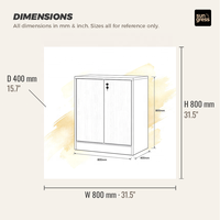 Armoire de classement moderne en acier à grain de bois, 2 portes, meuble de rangement de bureau, buffet métallique avec serrure, base encastrée