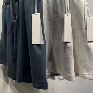 Top Quality SS22 Season Flocking <b>Letter</b> Men's Shorts Hip Hop Shorts Pants Luxury Designer Brand Custom Ess Shorts for Men - Product Image 4