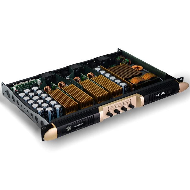 Roland Crown Professional Class D 1U 4-Channel Digital Stereo Audio System 3800W 2 High-Power Amplifier Metal Shell 3-Year