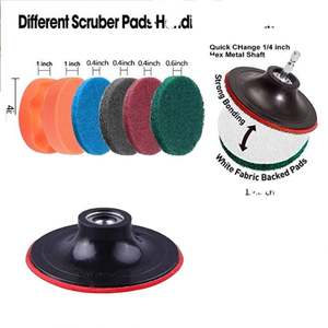 <span class=keywords><strong>Kit</strong></span> de 38 Piezas de Cepillos de Limpieza para Taladro Inalámbrico, Limpiador Multiusos para Fregar Azulejos de <span class=keywords><strong>Piscina</strong></span> - Product Image 1