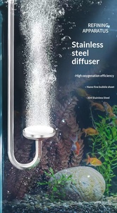 ZRDR Raffineur d'oxygène réglable, Pierre à air pour aquarium, Bulleur ultra-silencieux en acier inoxydable nano - Product Image 2