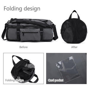 Mochila de Viaje de Nailon Portátil Unisex Personalizada, Bolsa Deportiva Multifuncional con Separación para Seco y Húmedo para Gimnasio y Uso Profesional - Product Image 4