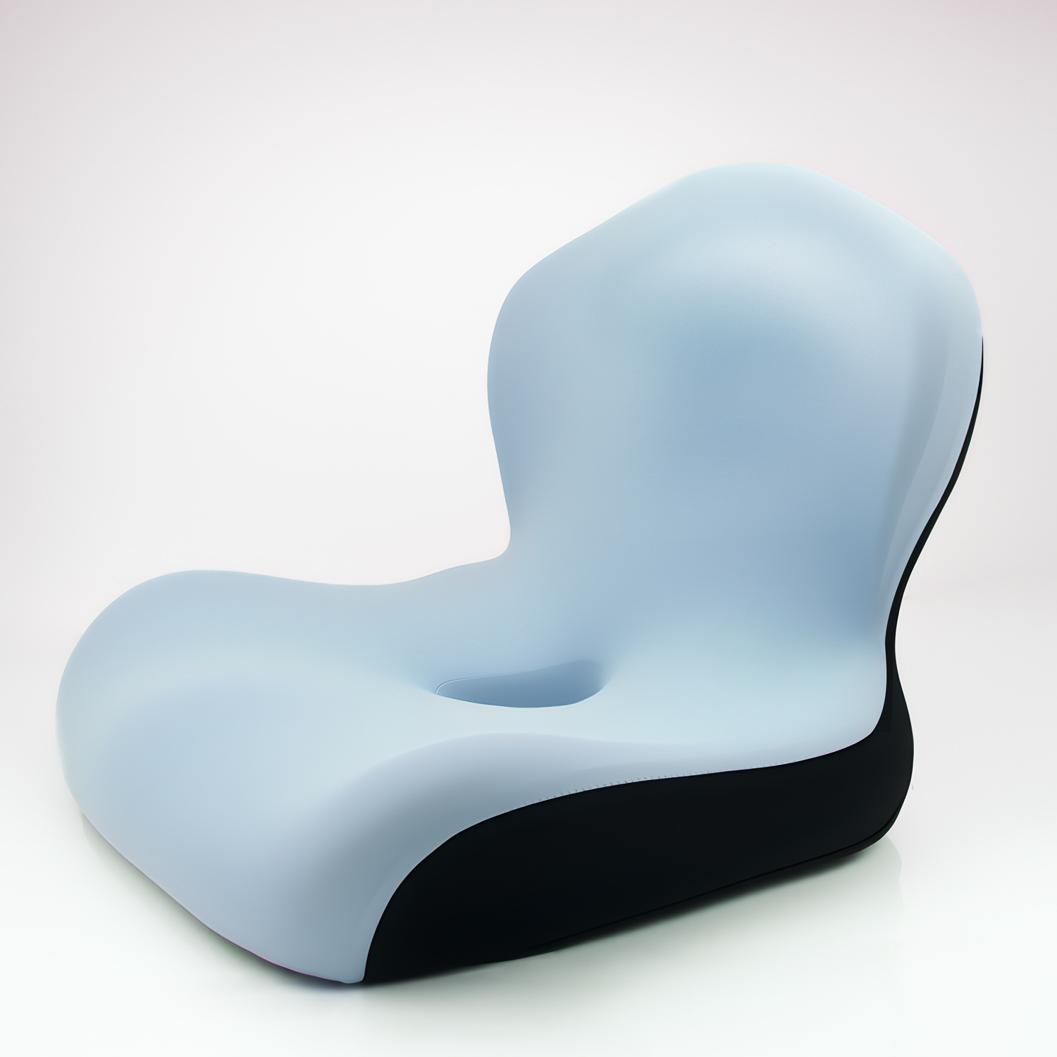 Couche d'air bleue