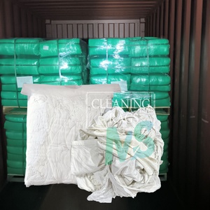 Trapos Industriales Resistentes de Algodón Puro, Trapos de Limpieza de Algodón Blanco para Servicios de Mantenimiento de Aceite y Grasa en Garajes - Product Image 1