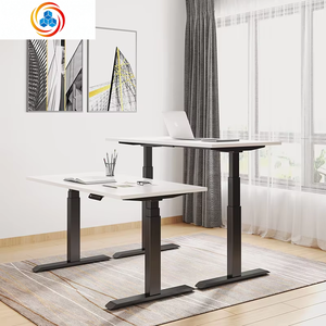 M&W New Arrival Dual Motor Table Height Adjustment Electric Adjustable Office <b>Desk</b> - Product Image 3
