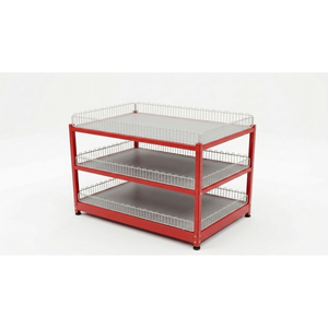 Étagères de présentation autoportantes en métal, revêtement poudré moderne, pour supermarchés au Vietnam - Product Image 1