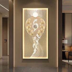 Pintura Decorativa Personalizada para Pared, Decoración Moderna y Sencilla para el Hogar, Pintura de Porcelana de Cristal - Product Image 3