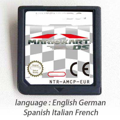 สีดำ-marioed โกคาร์ท DS