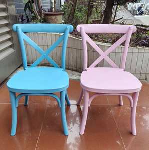 Silla de Comedor Moderna Apilable de Plástico en Colores Personalizados para Muebles del Hogar - Product Image 3