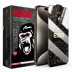 Protector de pantalla ESD para iPhone 16 15 14 13 12 11 Pro Max vidrio templado para Samsung S24 para infinix note 7 vidrio protector