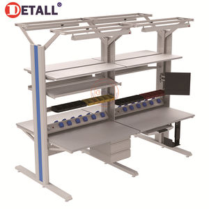 Banc de travail mobile pour laboratoire dentaire, <span class=keywords><strong>station</strong></span> de réparation/table, tour de travail, établi - Product Image 6