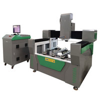 Senke Cnc 600*600mm Mini Miroir En Verre Lazer Fiber Laser Sablage Sculpture Marquage Peinture Supprimer Glaçage Machine