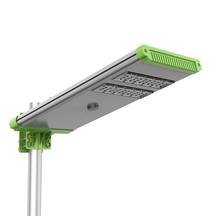 Anern 60w al aire libre ip65 sensor de movimiento de luz de calle solar integrada