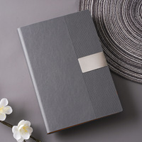 Carnets de notes A5 en cuir PU imperméable avec logo personnalisé, couverture rigide, pour cadeaux d'entreprise – Prix de gros