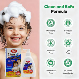 Private Label cura dei capelli <span class=keywords><strong>Shampoo</strong></span> per uso domestico per la pulizia dei capelli Sclap <span class=keywords><strong>pidocchi</strong></span> repellente Anti prurito <span class=keywords><strong>Shampoo</strong></span> con ingredienti naturali - Product Image 3