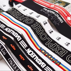 Tùy chỉnh in nóng bán chất lượng tốt truyền nhiệt mềm dây thắt lưng may Jacquard dệt tùy chỉnh ban nhạc đàn hồi - Product Image 1