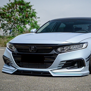 Nuovo Kit Carrozzeria Axinda per <span class=keywords><strong>Accord</strong></span> 2021 2022+ 10.5a Generazione, Labbro Paraurti Anteriore in Materiale PP con Nastro 3M, Accessori di Aggiornamento Lucidati - Product Image 5