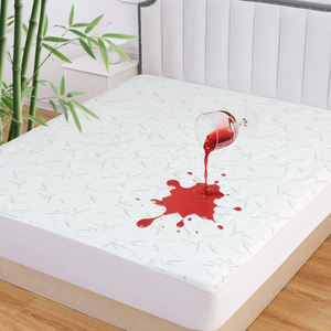 Protège-matelas imperméable en bambou certifié CE professionnel, barrière liquide, housse de lit pour les soins à <span class=keywords><strong>domicile</strong></span> et les personnes âgées - Product Image 1