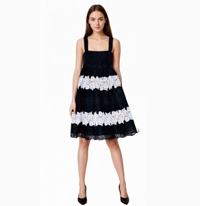 <span class=keywords><strong>Abito</strong></span> lungo estivo elegante da donna, senza spalline, senza maniche, tinta unita, lavabile, nero, a trapezio, <span class=keywords><strong>in</strong></span> <span class=keywords><strong>maglia</strong></span> 100% poliestere - Product Image 1
