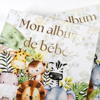 Album photo personnalisé pour bébé, livre de souvenirs pour enfants, cadeau commémoratif pour l'éveil des enfants, journal imprimé, carnet de planification, livre de mémoire