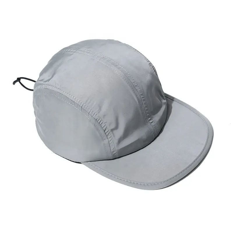 Chapeau de baseball à visière pour homme et femme, avec cordon de serrage, couleur unie, camping en plein air, séchage rapide, nouveauté tendance, collection 2021