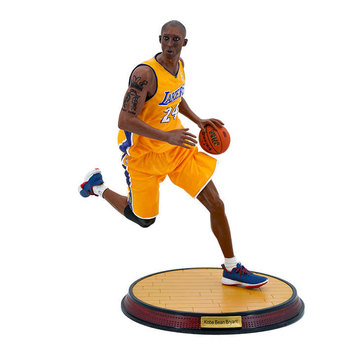 32cm Basketball NBA Black Mamba Dribble Yellow Clothes No. 24 Kobe 