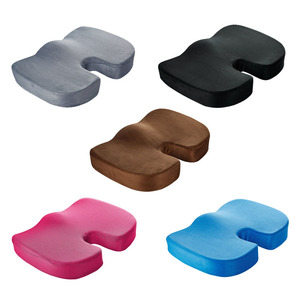 Luxury Memory Foam Gel Seat <b>Cushion</b>-CoolVent Lumbar Support Smart Temperature Control Ventilation for Back Pain Relief - Product Image 2