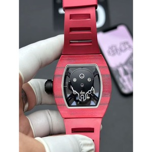 Custom Designer Style Luxurious Carbon Fiber <b>Skull</b> Skeletonized Movement Tourbillon Automatic Mechanical <b>Watch</b> for Men - Product Image 5