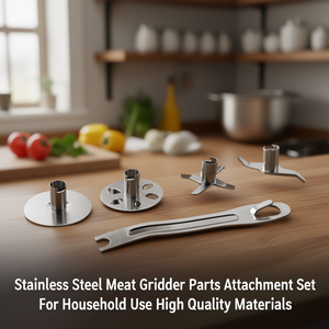 Set di accessori per tritacarne in acciaio inossidabile per uso domestico, materiali di alta qualità - Product Image 3