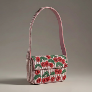 Pochette à monnaie douce faite à la main avec broderie sac à main compact perlé pour filles sac à main perlé par mohsin artisanat - Product Image 1